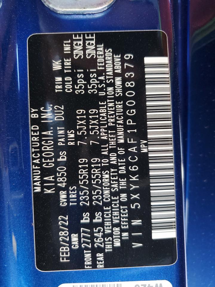2023 KIA SPORTAGE X LINE VIN:5XYK6CAF1PG008379