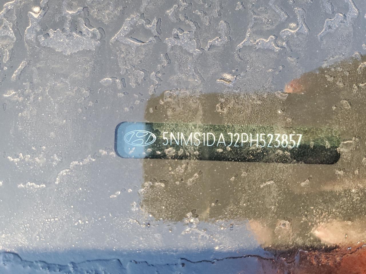 2023 HYUNDAI SANTA FE SE VIN:5NMS1DAJ2PH523857