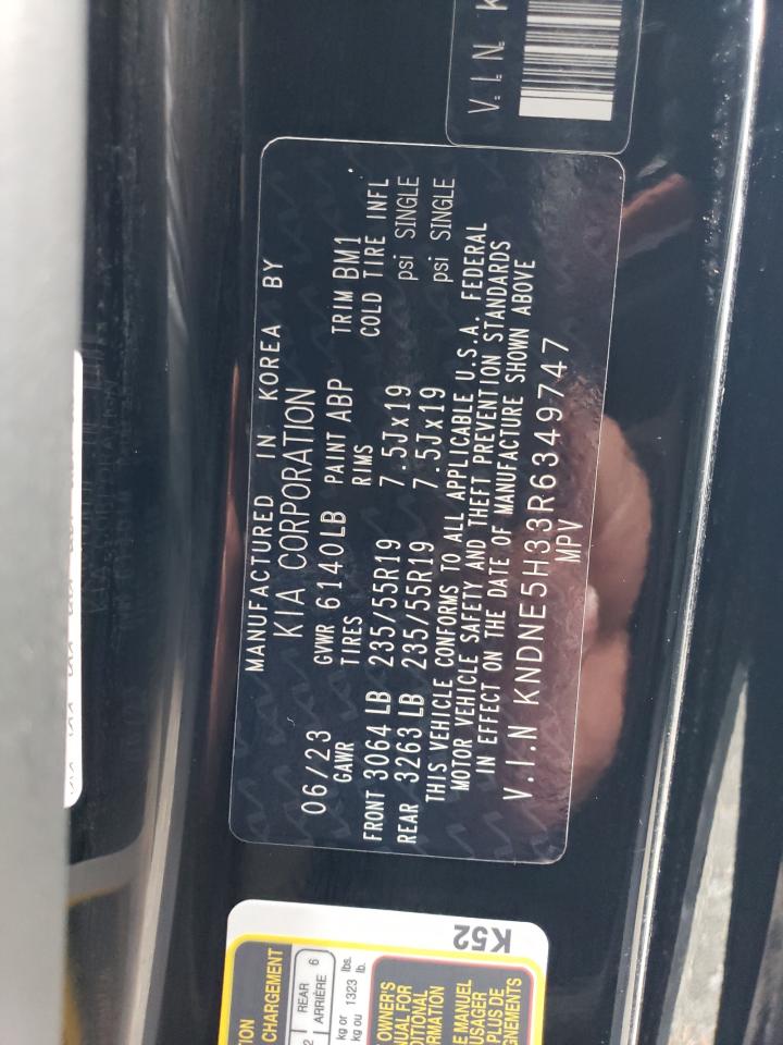 2024 KIA CARNIVAL SX VIN:KNDNE5H33R6349747
