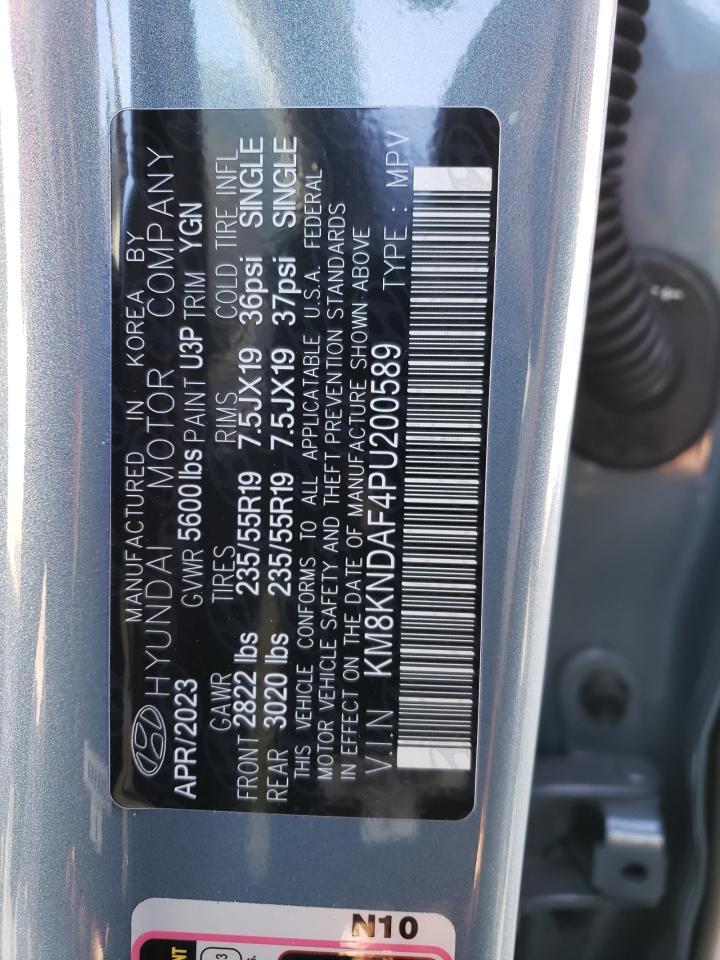 2023 HYUNDAI IONIQ 5 SEL VIN:KM8KNDAF4PU200589