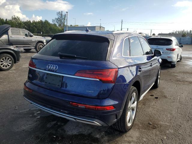2021 AUDI Q5 PREMIUM PLUS VIN: WA1BAAFY0M2111676