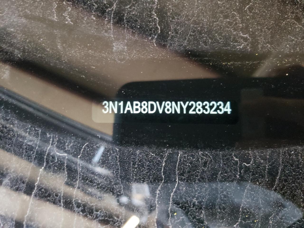 2022 NISSAN SENTRA SR VIN:3N1AB8DV8NY283234