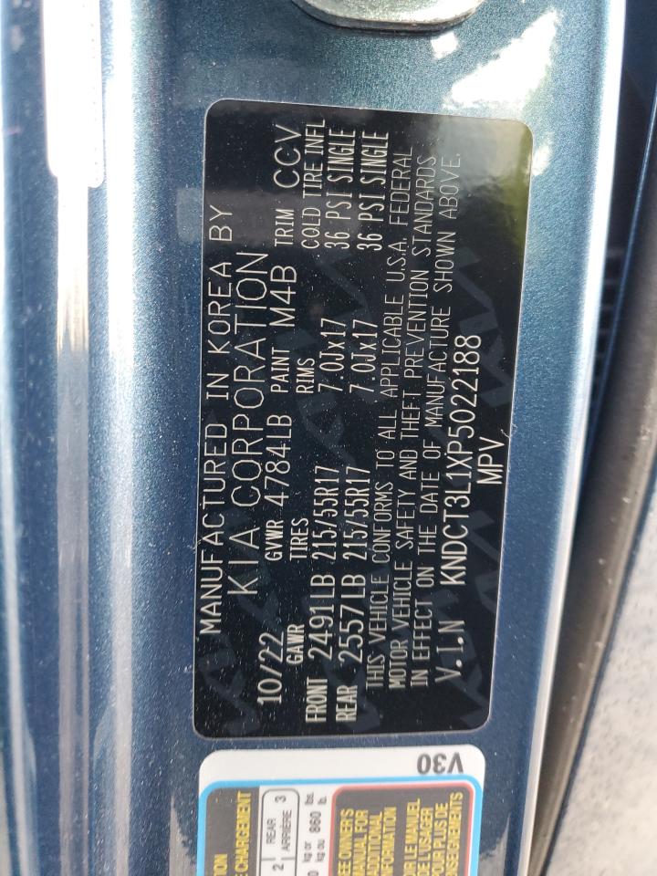 2023 KIA NIRO WAVE VIN:KNDCT3L1XP5022188
