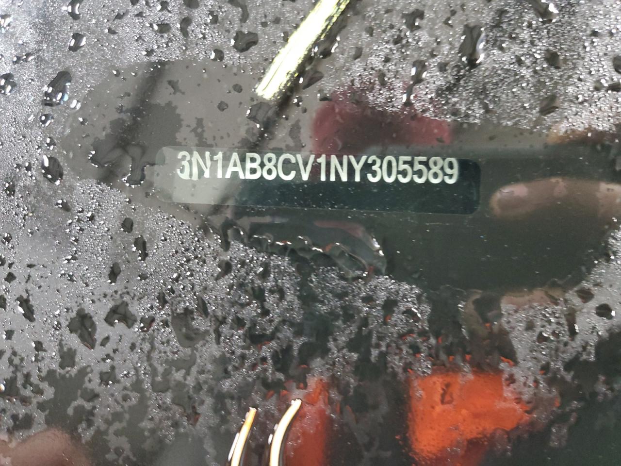 2022 NISSAN SENTRA SV VIN:3N1AB8CV1NY305589