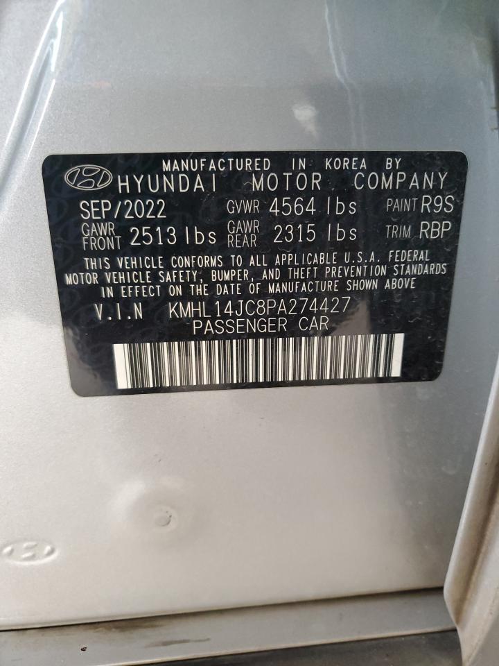 2023 HYUNDAI SONATA N LINE VIN:KMHL14JC8PA274427