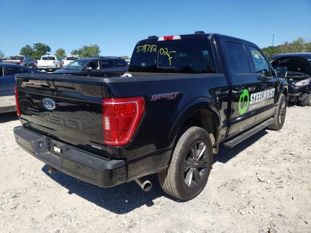 2021 FORD F150 SUPERCREW VIN: 1FTEW1***********