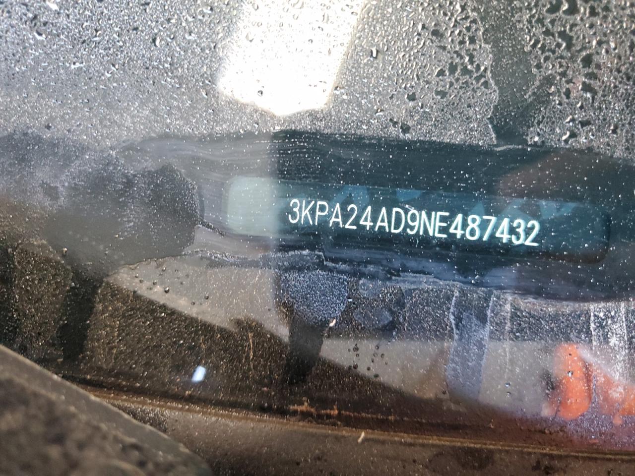 2022 KIA RIO LX VIN:3KPA24AD9NE487432