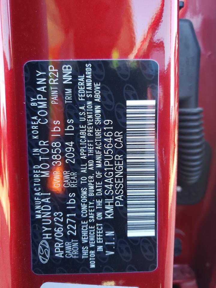 2023 HYUNDAI ELANTRA SEL VIN:KMHLS4AG1PU564619