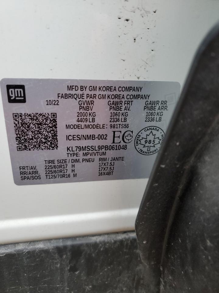 2023 CHEVROLET TRAILBLAZER ACTIV VIN:KL79MSSL9PB061048