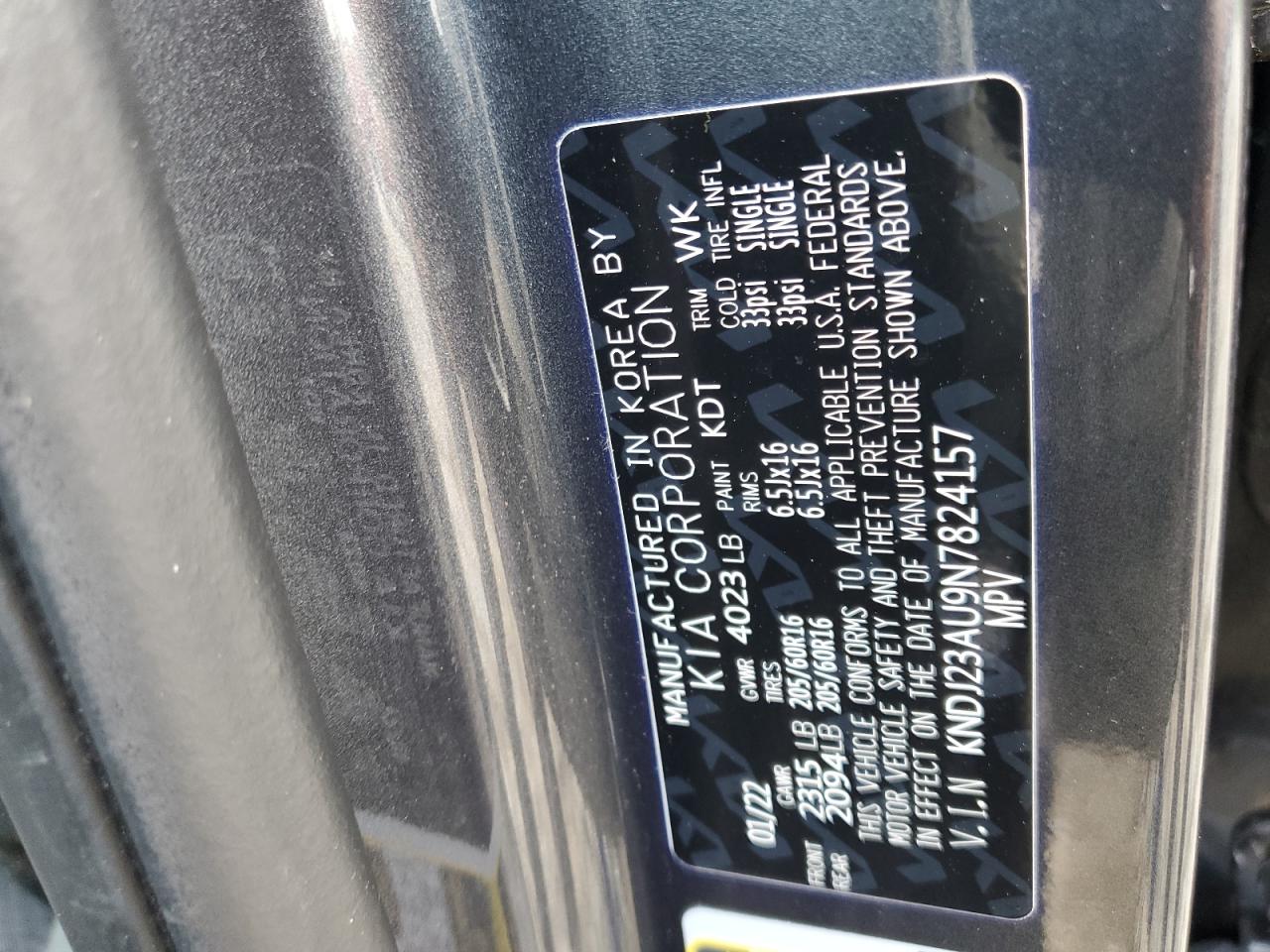 2022 KIA SOUL LX VIN:KNDJ23AU9N7824157