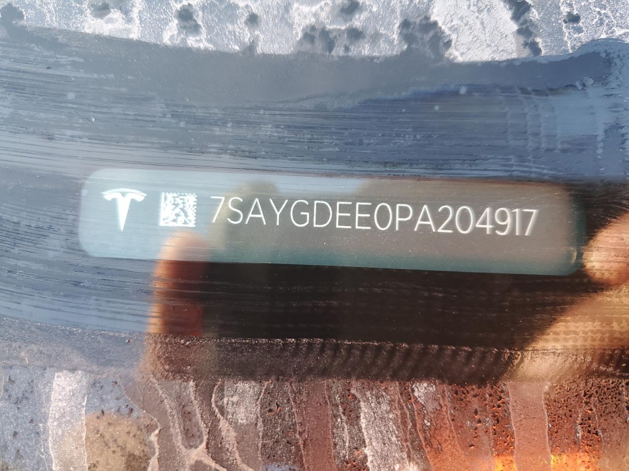 2023 TESLA MODEL Y VIN:7SAYGDEE0PA204917