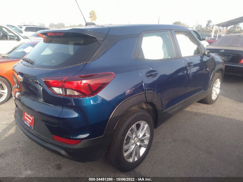 2022 CHEVROLET TRAILBLAZER LS VIN: KL79MNSL9NB108514