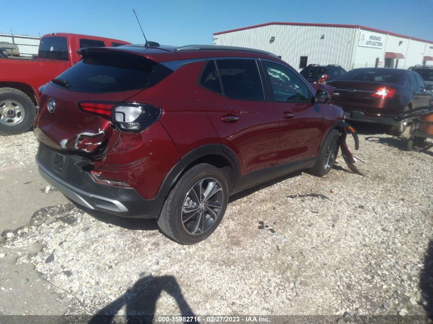 2022 BUICK ENCORE GX SELECT VIN: KL4MMDS21NB132573