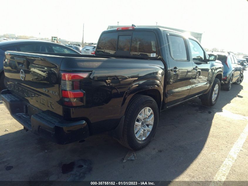 2022 NISSAN FRONTIER SV VIN: 1N6ED1EK6NN656026