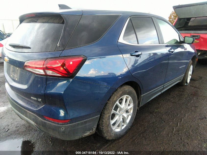 2022 CHEVROLET EQUINOX LT VIN: 3GNAXUEV9NL170905