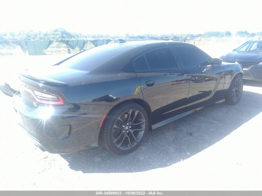 2022 DODGE CHARGER SCAT PACK VIN: 2C3CDXGJ3NH183703