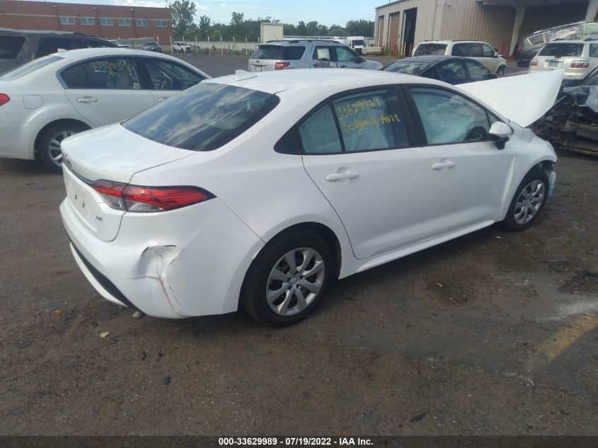 2022 TOYOTA COROLLA LE VIN: 5YFEPMAE5NP282362