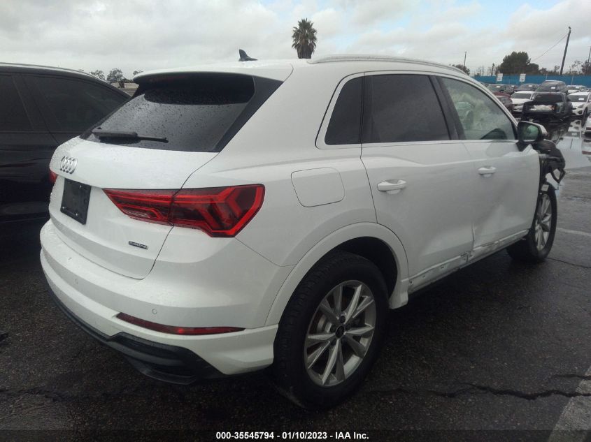 2021 AUDI Q3 S LINE PREMIUM VIN: WA1DECF31M1049210