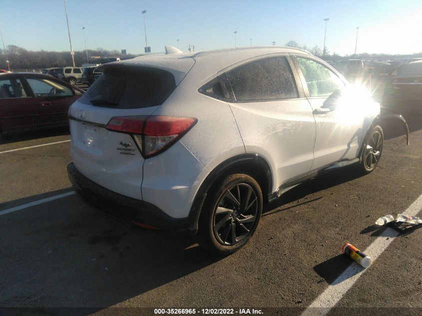 2022 HONDA HR-V SPORT VIN: 3CZRU6H12NM733323