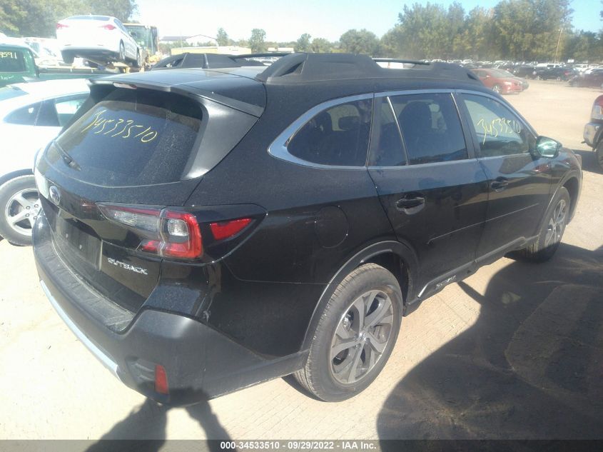 2022 SUBARU OUTBACK LIMITED VIN: 4S4BTANC5N3280637