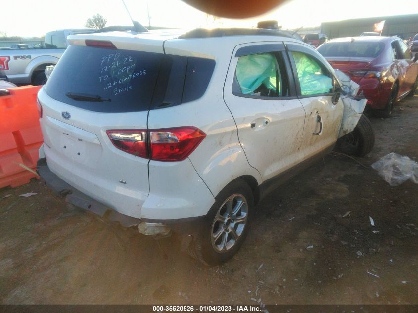 2021 FORD ECOSPORT SE VIN: MAJ3S2GE1MC448746