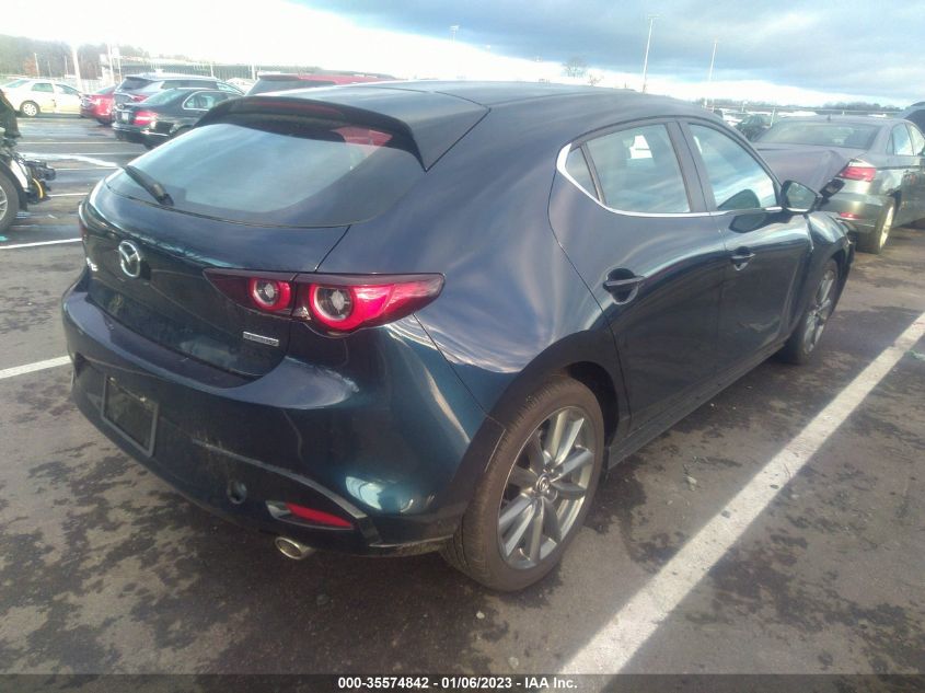2022 MAZDA MAZDA3 HATCHBACK SELECT VIN: JM1BPAKL6N1510193