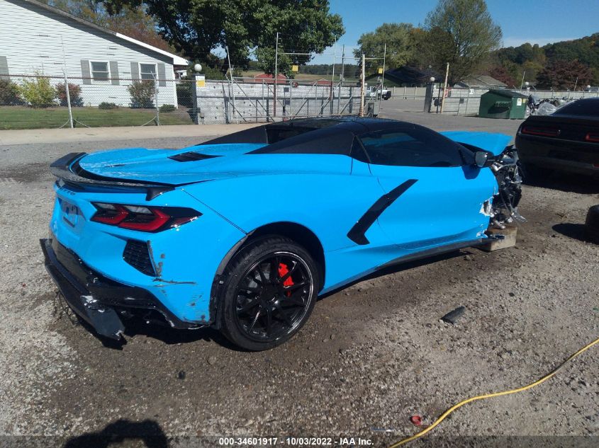 2022 CHEVROLET CORVETTE 2LT VIN: 1G1YB3D4XN5123237