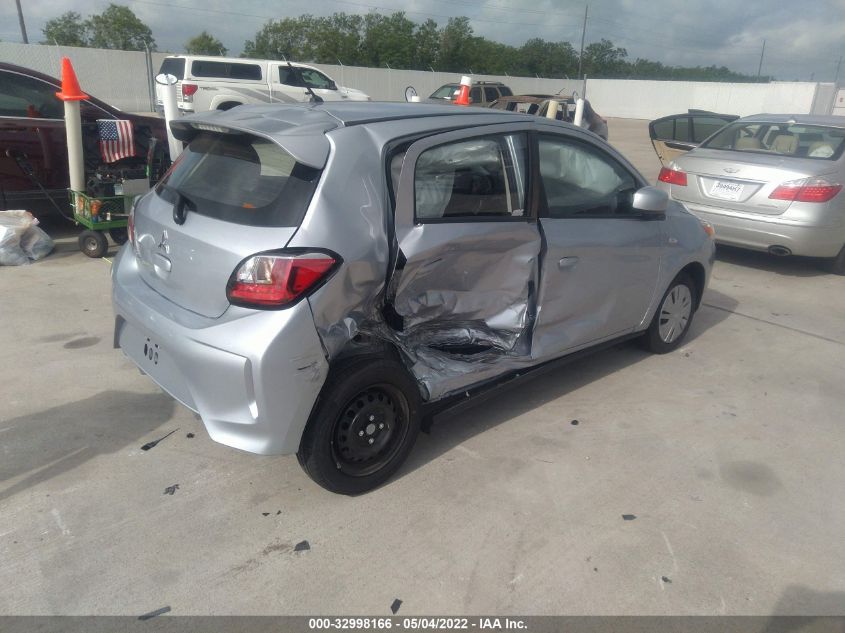 2022 MITSUBISHI MIRAGE ES/LE VIN: ML32AUHJXNH001940