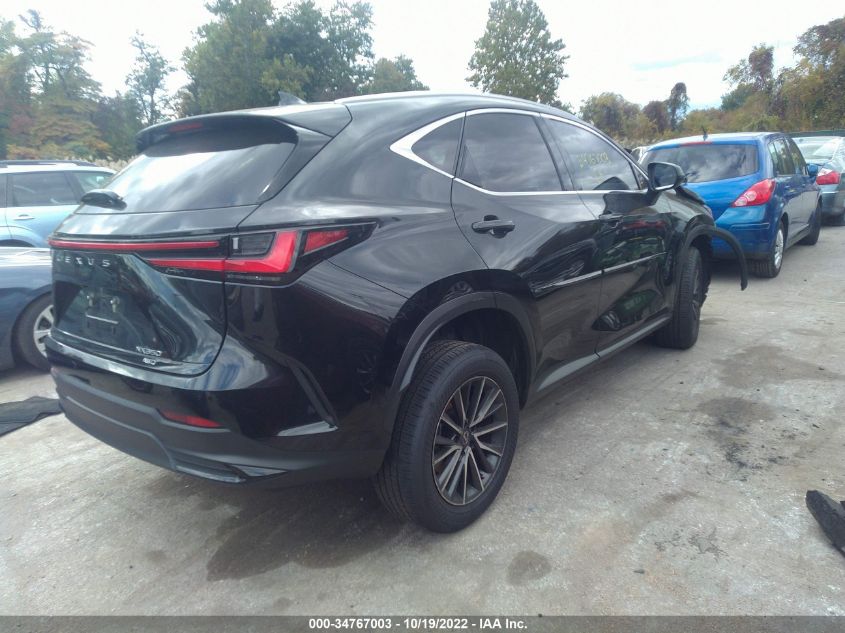 2022 LEXUS NX NX 350 VIN: JTJAGCEZ6N2001302