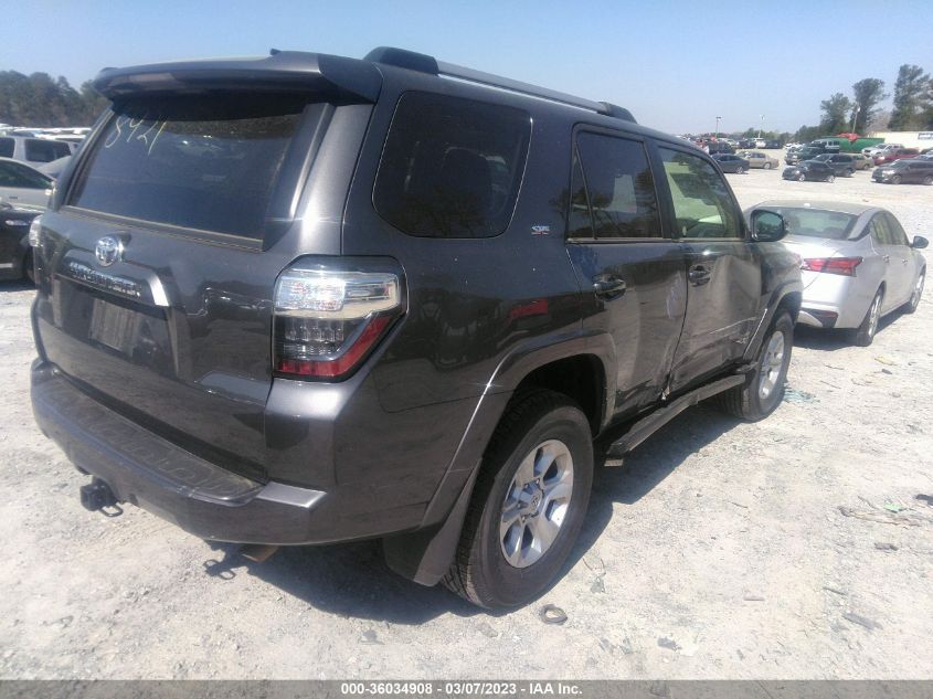 2022 TOYOTA 4RUNNER SR5 PREMIUM VIN: JTENU5JRXN6008921