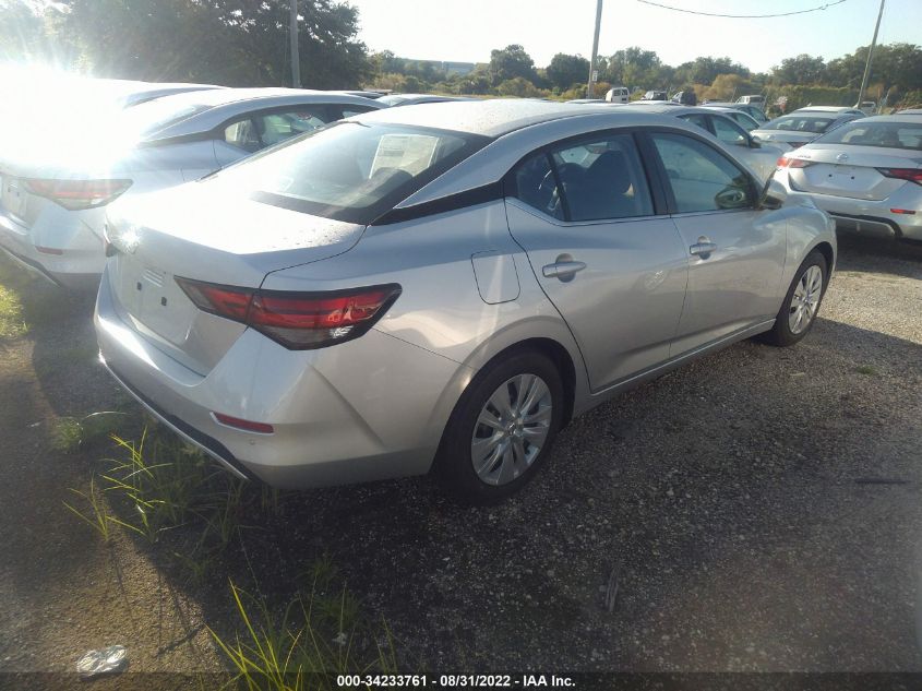 2022 NISSAN SENTRA S VIN: 3N1AB8BVXNY287403