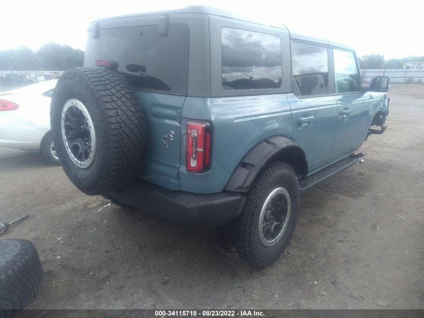 2022 FORD BRONCO BASE/BIG BEND VIN: 1FMEE5DP1NLB29040