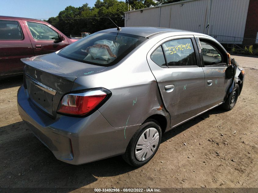 2022 MITSUBISHI MIRAGE G4 ES/LE/BLACK EDITION VIN: ML32FUFJ3NHF02255