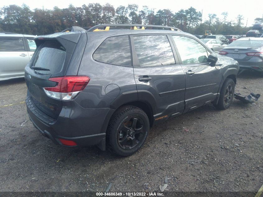 2022 SUBARU FORESTER WILDERNESS VIN: JF2SKALC0NH477312