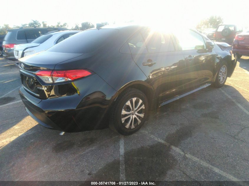 2021 TOYOTA COROLLA HYBRID LE VIN: JTDEAMDE1MJ025084