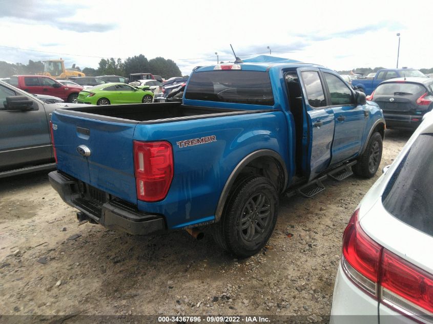 2021 FORD RANGER XLT VIN: 1FTER4FH7MLD27001