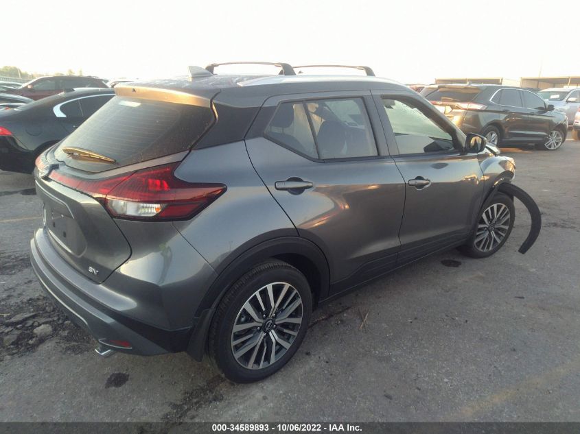 2022 NISSAN KICKS SV VIN: 3N1CP5CV4NL527405