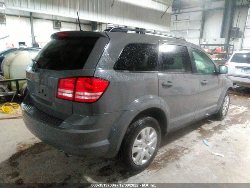 2020 DODGE JOURNEY SE VALUE VIN: 3C4PDCAB8LT260755