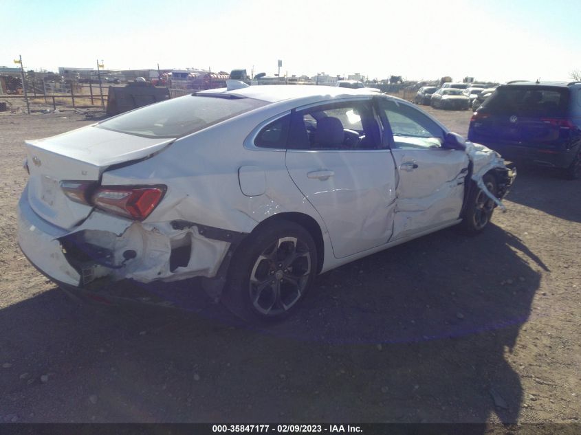 2022 CHEVROLET MALIBU LT VIN: 1G1ZD5ST4NF129100