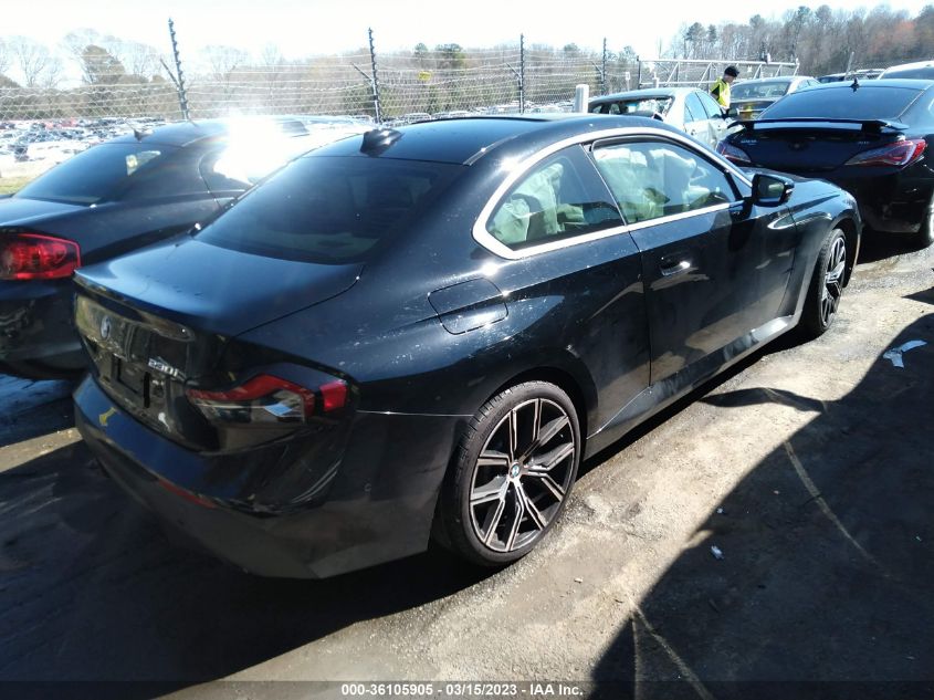 2022 BMW 2 SERIES 230I VIN: 3MW23CM04N8C46300