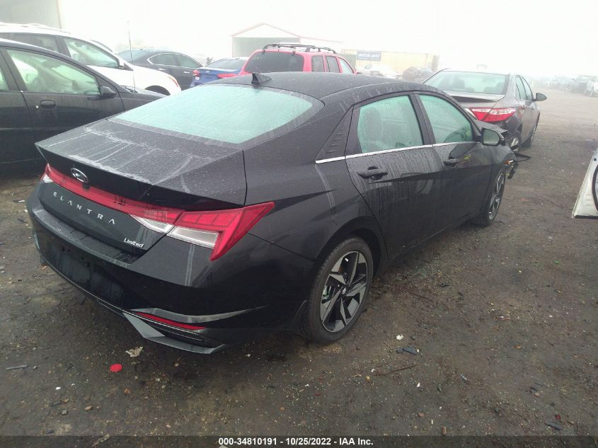 2023 HYUNDAI ELANTRA LIMITED VIN: KMHLP4AG0PU404538