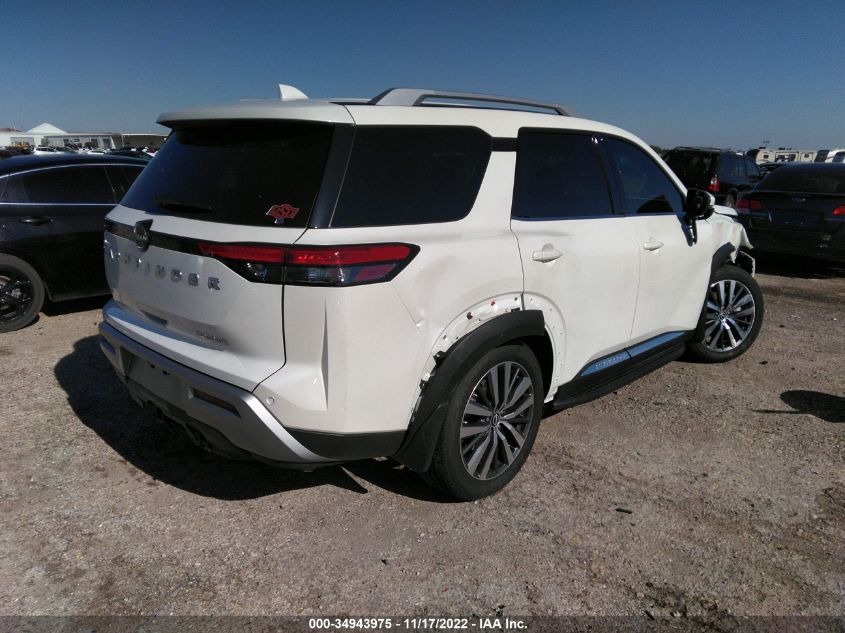 2022 NISSAN PATHFINDER PLATINUM VIN: 5N1DR3DH9NC258060