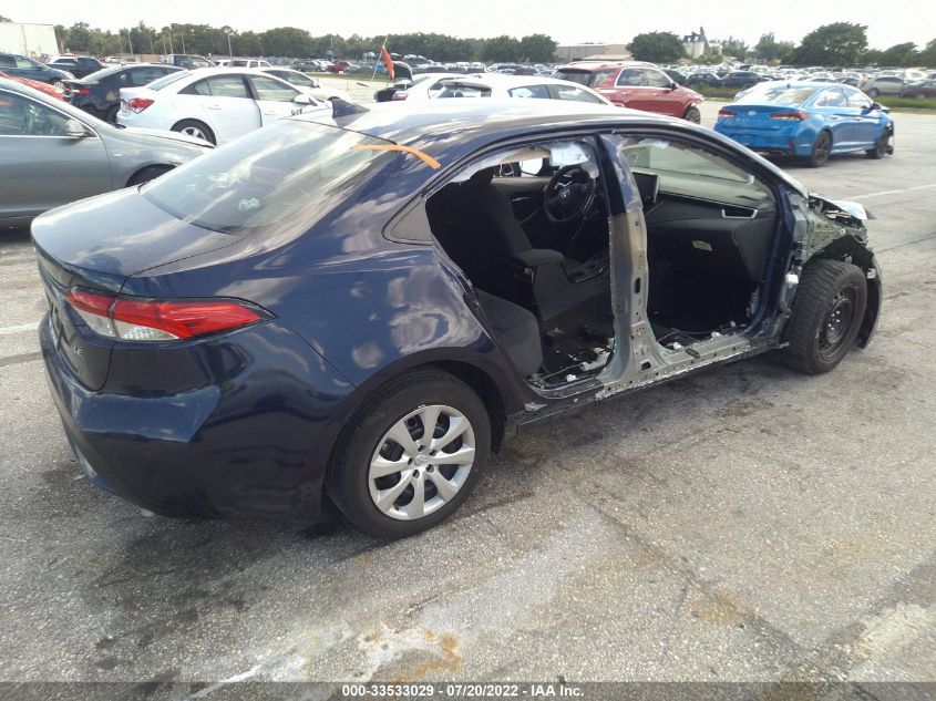 2020 TOYOTA COROLLA LE VIN: 5YFEPRAE9LP085043