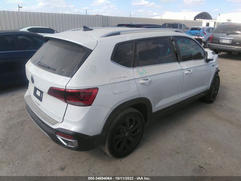 2022 VOLKSWAGEN TAOS SE VIN: 3VVRX7B27NM050667