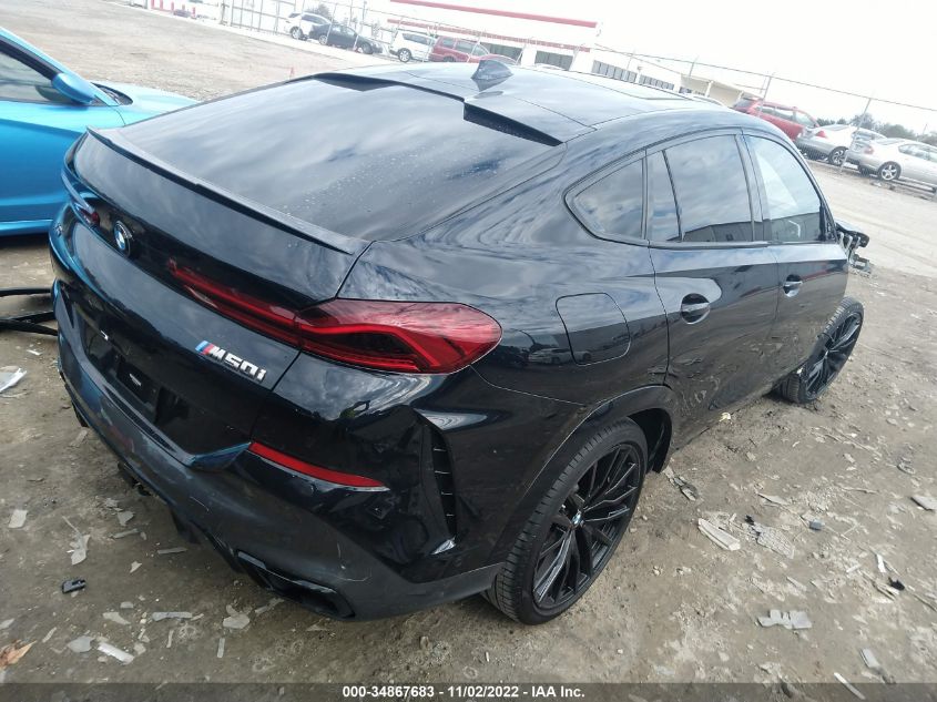 2021 BMW X6 M50I VIN: 5UXCY8C05M9F47641