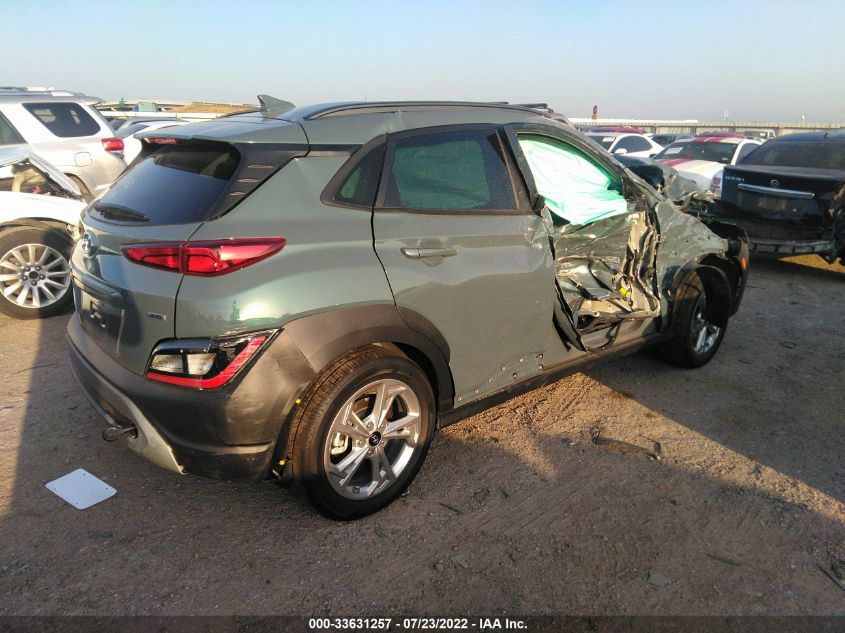 2022 HYUNDAI KONA SEL VIN: KM8K6CAB1NU903858