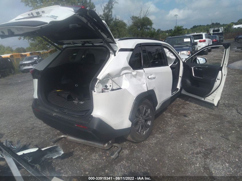 2022 TOYOTA RAV4 HYBRID XLE PREMIUM VIN: 4T3B6RFV3NU081058