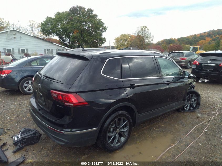 2022 VOLKSWAGEN TIGUAN SE VIN: 3VV2B7AX5NM072941