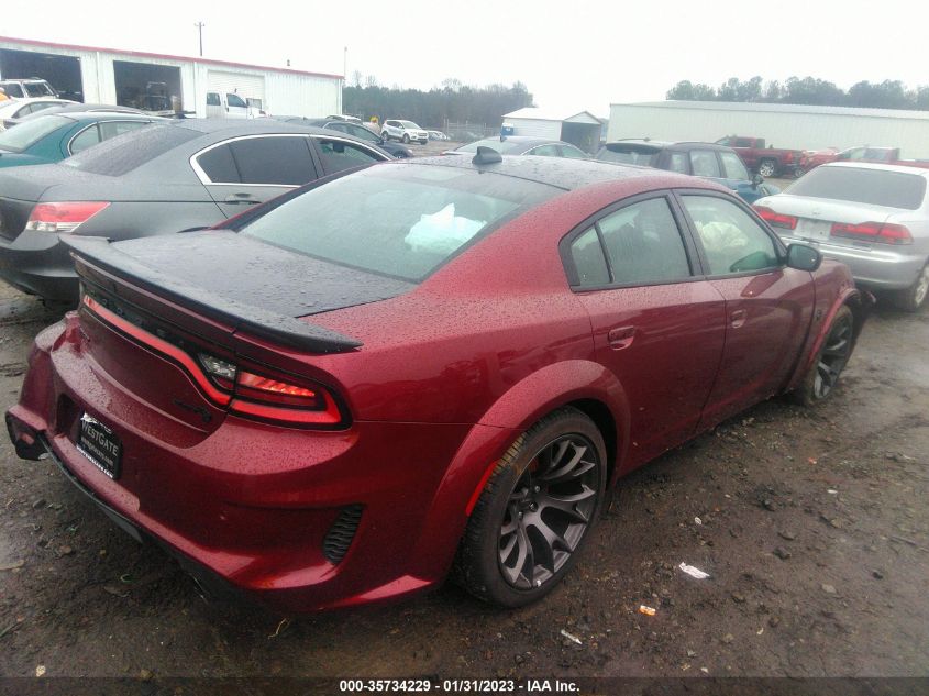 2022 DODGE CHARGER SRT HELLCAT WIDEBODY VIN: 2C3CDXL99NH154993