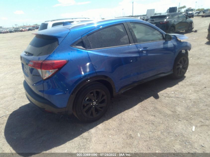 2022 HONDA HR-V SPORT VIN: 3CZRU5H13NM745314